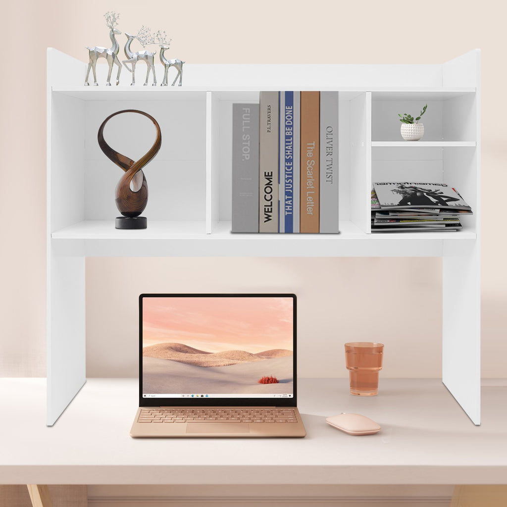 6 Grids Desk Bookshelf Desktop Storage Organizer Display Shelf Rack Dorm Office