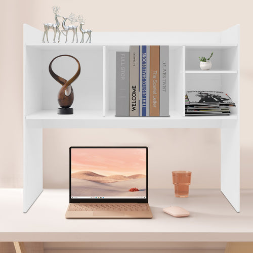 6 Grids Desk Bookshelf Desktop Storage Organizer Display Shelf Rack Dorm Office